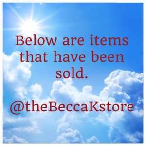 Items that have sold.